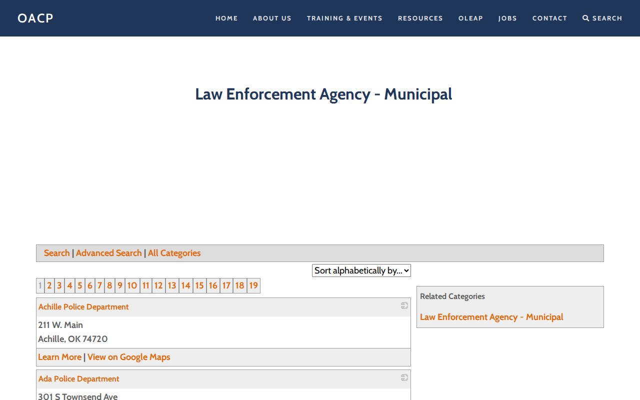 Major County Cleo Springs police contact and booking record source
